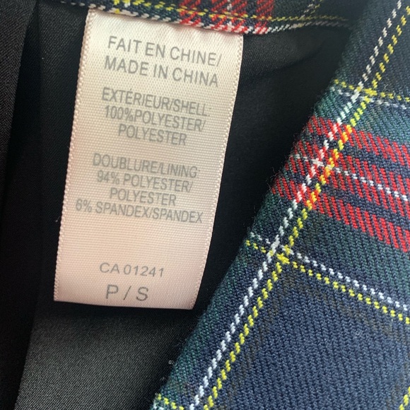 Simons Twik Pleated Plaid Mini Skirt in Multicolour | Small - Picture 6 of 7